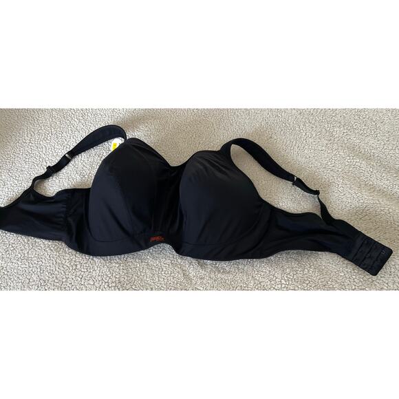 NWT Panache Black Sports Bra US Size 36G Power 5021 Underwire Active Support $79 - Picture 11 of 13